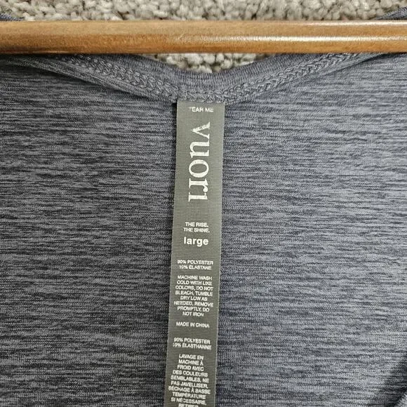 Vuori All Day Jumpsuit Women's Large Heather Gray Tapered Loungewear Active - Picture 5 of 14